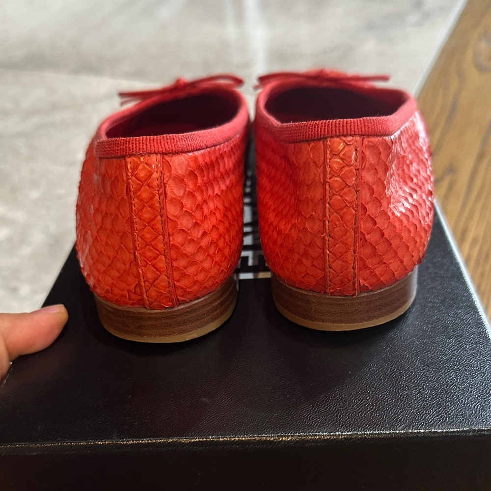 CHANEL BALLERINAS - ROUGE CLAIR - Picture 6 of 9